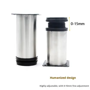 Pied de table en acier inoxydable de haute qualité canapé jambe usine <span class=keywords><strong>pas</strong></span> <span class=keywords><strong>cher</strong></span> meubles matériel de montage - Product Image 4