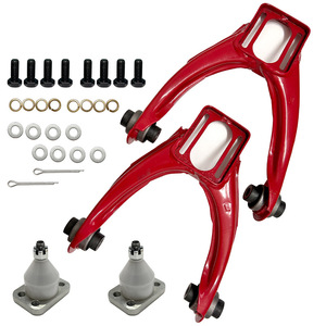 Bras de suspension avant réglables en alliage d'aluminium rouge pour Honda Civic EK, pour mise à niveau et modification 96-00 - Product Image 3