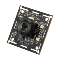 Módulo de Cámara USB Hampo con Sensor CMOS IMX298 de 16MP, Ultra Alta Definición, Lente de Enfoque Fijo sin Distorsión, Aleación de Aluminio, Negro
