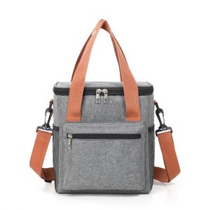 Custom Durable Double Layer Insulated <b>Lunch</b> <b>Tote</b> <b>Bag</b> Thermal Leak Proof Liner and Shoulder Strap Bento <b>Lunch</b> <b>Bag</b> Cooler <b>Bag</b> - Product Image 2
