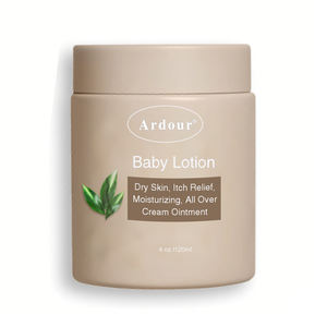 Crema Corporal Humectante para Bebés con Manteca de Karité y Cacao, Aroma Suave, Hipoalergénica, Aceite de Masaje para Bebés - Product Image 4