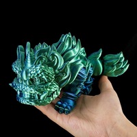 Vendeurs tendances Vente en gros Plastique imprimé en 3D Danse du lion Dragon chinois Jouets OEM Modèle de joint mobile pour enfants personnalisé