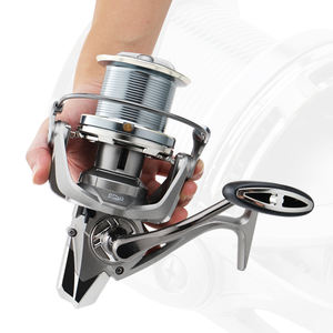 Metall 8000-14000 Weitwurf-Baitcasting-Spinnrolle mit CNC-Griff für Großwildfischen, Longline-Angelrolle auf Lager, Großes Salzwasser-Angelrad - Product Image 1