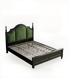 <span class=keywords><strong>Lit</strong></span> souple vintage français en bois massif, design nuage, revêtement en cuir convertible, garantie <span class=keywords><strong>3</strong></span> ans pour chambres et appartements, vente en gros - Product Image 6