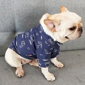 Autunno moda Bulldog francese Pet Dog giacca Polo stile con modello animale <span class=keywords><strong>abbigliamento</strong></span> per il tuo amico peloso - Product Image 4