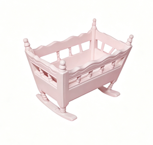 <span class=keywords><strong>Casa</strong></span> delle bambole in scala 1:12 mobili Mini Nursery lettino in legno culla accessori <span class=keywords><strong>casa</strong></span> delle bambole in miniatura - Product Image 3