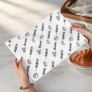 Papier d'emballage anti-graisse personnalisé ETpack pour hamburgers, sandwichs et doublures de plateaux, emballage alimentaire écologique - Product Image 3