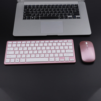Şarj Edilebilir Kablosuz Klavye ve Mouse Seti Tablet PC iPad için Klavye ve Mouse Seti