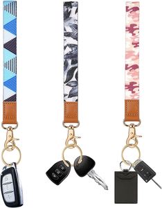 Handmade Custom Leather Wrist <b>Lanyard</b> Suitable for Mobile Phones Keys - Product Image 1