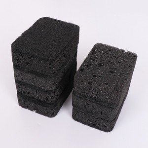Esponja de algas negras de panal poroso de alta espuma, esponja de limpieza de lavado reutilizable, herramientas de cocina para fregar - Product Image 1