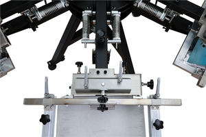 Machine de sérigraphie à 6 têtes à presse de table longue durée avec micro-réglage pour la sérigraphie - Product Image 6