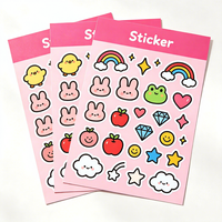 Feuille d'autocollants A4 personnalisés holographiques autocollants, sécurisés pour les enfants, imperméables, prédécoupés, pour fournisseurs de fournitures de planification