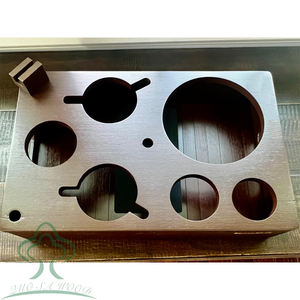 3 in 1 Wooden Couch <strong>Caddy</strong> &amp; Sofa <strong>Arm</strong> Tray &amp; Serving Tray Couch Cup Holder Couch Bar and Snack Tray for Movie Night, Wine,Beer - Product Image 3