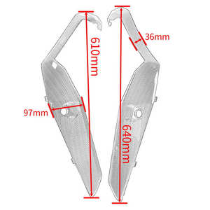 XXUN Carenado Lateral Inferior para Estribera de Motocicleta, Cubierta para <span class=keywords><strong>Honda</strong></span> <span class=keywords><strong>X</strong></span>-<span class=keywords><strong>ADV</strong></span> <span class=keywords><strong>750</strong></span> XADV <span class=keywords><strong>750</strong></span> 2017-<span class=keywords><strong>2020</strong></span>, Accesorios - Product Image 6