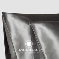 Taie d'oreiller en satin personnalisée avec fermeture éclair dissimulée 20*30 pour hôtels, hôpitaux et usage domestique - Écologique et imperméable