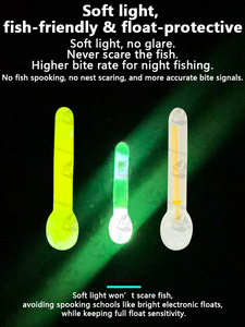 Barra Luminosa para Pesca Nocturna, Luz Brillante Desechable, Luz Fluorescente Impermeable para la <span class=keywords><strong>Punta</strong></span> de la Caña, para Pesca de Carpas y Pesca en el Mar - Product Image 2