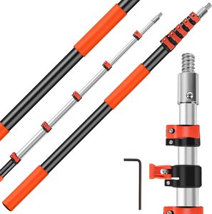 Asta Telescopica in Alluminio da 3,6 m Multiuso per Pulizie Domestiche, Filettatura Universale da 3/4'', Leggera e Professionale - Product Image 1