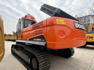 Excavadora de cadenas usada Doosan DX380LCA de 38 toneladas, en stock, original de Corea, excavadora de segunda mano Doosan DX300/340/225/360 - Product Image 6