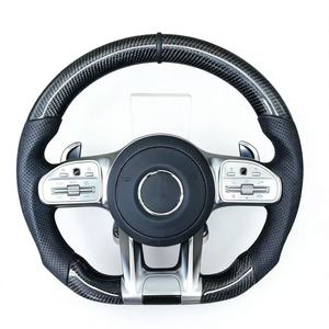 Volant en fibre de carbone à succès pour Mercedes-Benz AMG <span class=keywords><strong>Classe</strong></span> <span class=keywords><strong>G</strong></span> W205 W213 W177 W166 C43 <span class=keywords><strong>C63</strong></span> <span class=keywords><strong>Classe</strong></span> C E63 Cls Sports Volant - Product Image 3