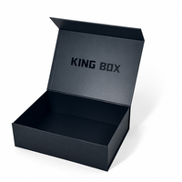 Boîte cadeau magnétique personnalisée en gros avec logo, boîte d'emballage en papier de luxe pliable pour vêtements, chaussures et cadeaux