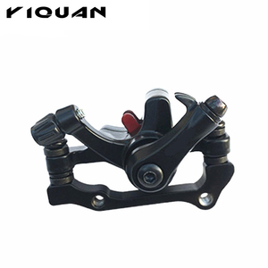 Frein à disque en alliage d'<span class=keywords><strong>aluminium</strong></span> noir pour vélo de montagne et de route MTB Freins à disque à étrier mécanique pour vélo Double frein - Product Image 3