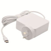 Adaptateur de chargeur Type C 45W, modèle UK EU AU US, 45W avec embouts magnétiques ronds pour ordinateurs portables, PC