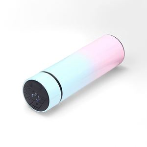 Smart 500ml/17OZ Water Bottle with LED Display Stainless Steel Vacuum <b>Flask</b> Digital Infuser Filter Sports Style Lightweight - Product Image 1
