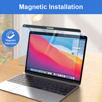 Protection d'écran anti-lumière bleue magnétique pour MacBook Air 13,3 pouces, sans adhésif, protection des yeux, facile à poser/déposer, film réutilisable et détachable