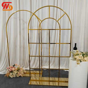 SMOOTH Event Decor Metal <b>Arch</b> <b>Frame</b> Gold Stainless Steel Garden <b>Arch</b> Stand for Wedding Party Decoration - Product Image 3