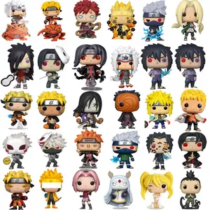 ミニかわいいPVCモデル子供のおもちゃ35スタイルアニメNarutosカカシイタチサスケアクションフィギュアフンコスPOP