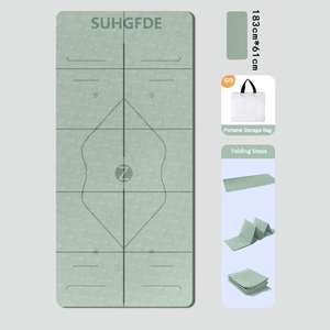 Esterilla de <span class=keywords><strong>Yoga</strong></span> Plegable de TPE, Esterilla para la Hora del Almuerzo para Niños, 6 mm, Rectangular, 183 cm, con Bolsa de Almacenamiento, Esterilla para Dormir en el Suelo - Product Image 1