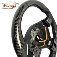 Volant en fibre de carbone personnalisable adapté aux VW Golf MK5/MK6, Passat CC, GTI, Bora et Sagitar.
