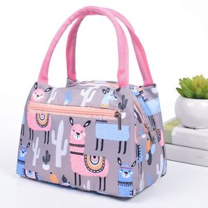 <b>Insulated</b> <b>Lunch</b> Food <b>Box</b> Bags for Kids Zipper Cute Waterproof Thermal Picnic Tote <b>Lunch</b> Bag Handbag - Product Image 1