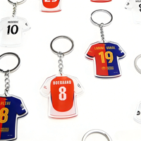 Porte-clés personnalisable en acrylique transparent avec breloque, résistant au feu et aux UV, accessoire unique et personnalisé de la marque YUCHENG