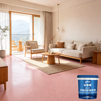 Peinture de sol multifonctionnelle en époxy coloré, non toxique, faible teneur en COV, antidérapante, idéale pour les maisons d'hôtes, les villas et les espaces intérieurs.
