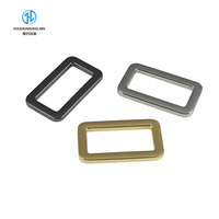 Boucles métalliques de 25 mm pour sangle de sac, anneau de ceinture, boucle de réglage de sangle, crochets de collier de chien, boucle, accessoires de quincaillerie DIY