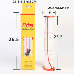 Rollo de Trampa para Moscas Adhesiva con Adhesivo Potente, Papel Colgante de 25x400cm para Control de Insectos en Áreas Grandes - Product Image 6