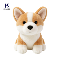 Peluche de chien réaliste personnalisée en gros pour l'accompagnement des bébés
