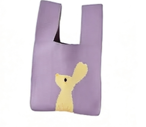 Bolsos de Mano Tejidos a Crochet para Mujer, Otoño-Invierno, Diseño de Cuadros, Hechos a Mano - Product Image 4