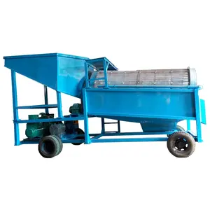 Clay Drum Screen Used Gravel Trommel Screen Mobile Auction Canada Alluvial Washing Plant Gold Trommel