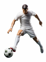 Figurines d'action personnalisées en plastique, figurines de joueurs de football en PVC, figurines de sport, jouets de stars du football, figurines d'action de football