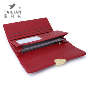 Portafoglio da Donna Sottile Porta Carte e Borsellino Lungo con Funzione Portatile, Nuovo Design Monocolore per Donna, Stile Occidentale - Product Image 5