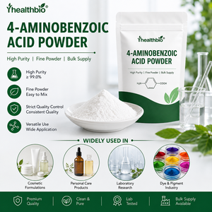 Poudre d'acide 4-amino-benzoïque <span class=keywords><strong>blanc</strong></span> cassé, matière première chimique industrielle, stock important, vente en gros - Product Image 3
