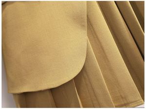 Toptan sıcak bahar yeni tasarım uzun takım elbise ceket Ol ince yüksek bel dantel-up <span class=keywords><strong>blazer</strong></span> elbise moda uzun elbise pilili elbise