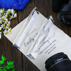 Tùy chỉnh thủy tinh quang học thạch anh nhiếp ảnh laser cụ bằng nhau tam giác lăng kính - Product Image 4