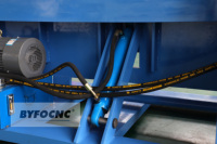 Machine à plier les canaux HVAC BYFO, machine à plier hydraulique pour plaques métalliques