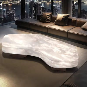 <span class=keywords><strong>Mesa</strong></span> de <span class=keywords><strong>Centro</strong></span> para Sala de Estar, <span class=keywords><strong>Estilo</strong></span> Nórdico, de Piedra Natural Sólida, Travertino, Mármol - Product Image 1