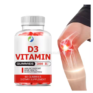 OEM Vitamins VD3 Gummies 1000 IU Suplemento 500mg Calcio Mk7 Vitamina D3 K2 Gummy Candy - Product Image 1