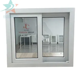 Fenêtre coulissante en PVC conception fenêtres coulissantes à double vitrage UPVC