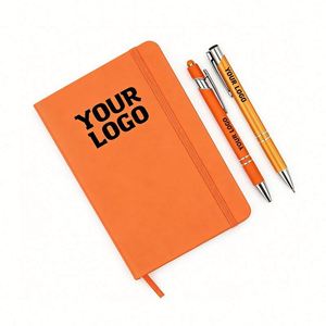 High Quality Wholesale Lined Personalized Custom Logo Print <b>A5</b>/A6/B5 PU Leather <b>Note</b> <b>Book</b> Promo Gift Business Office Notebook - Product Image 1